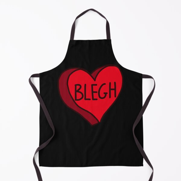 Item preview, Blegh Red Love Heart  designed and sold by AlanaRowe.