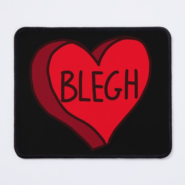 Item preview, Blegh Red Love Heart  designed and sold by AlanaRowe.
