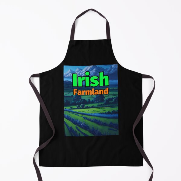 Item preview, Irish Farmland Pastel Painting Crops Trees Clouds designed and sold by IrishPOD.
