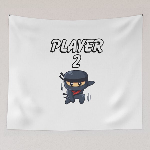 Item preview, Player two - Ninja designed and sold by BusyMonkeys.