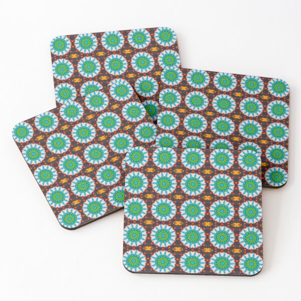 Artikelvorschau, Brightly Dyed Colorful Fabric Kaleidoscope Pattern 51 entworfen und verkauft von Swabcraft.