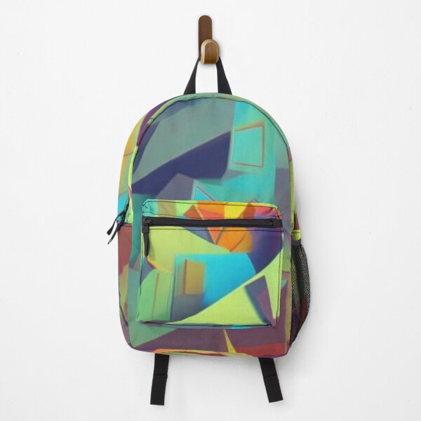 Item preview, Abstract Colorful Geometric Cubism designed and sold by calibrit.