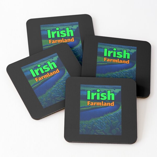 Item preview, Irish Farmland Pastel Painting River Trees designed and sold by IrishPOD.