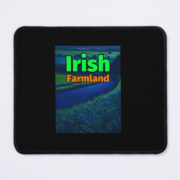 Item preview, Irish Farmland Pastel Painting River Trees designed and sold by IrishPOD.