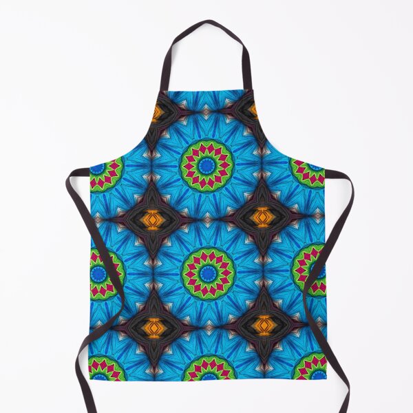Artikelvorschau, Brightly Dyed Colorful Fabric Kaleidoscope Pattern 52 entworfen und verkauft von Swabcraft.