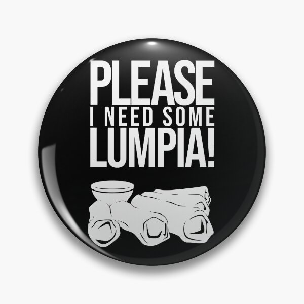 Item preview, Please Lumpia! Black and White - Lumpia Typography designed and sold by DuskySavage.