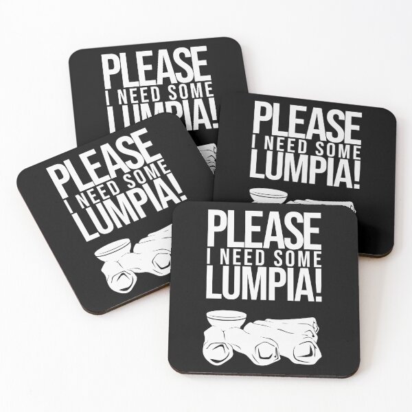 Item preview, Please Lumpia! Black and White - Lumpia Typography designed and sold by DuskySavage.