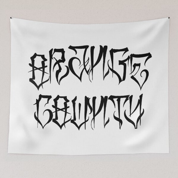 Item preview, Orange County Black  designed and sold by Cruise-Nights.