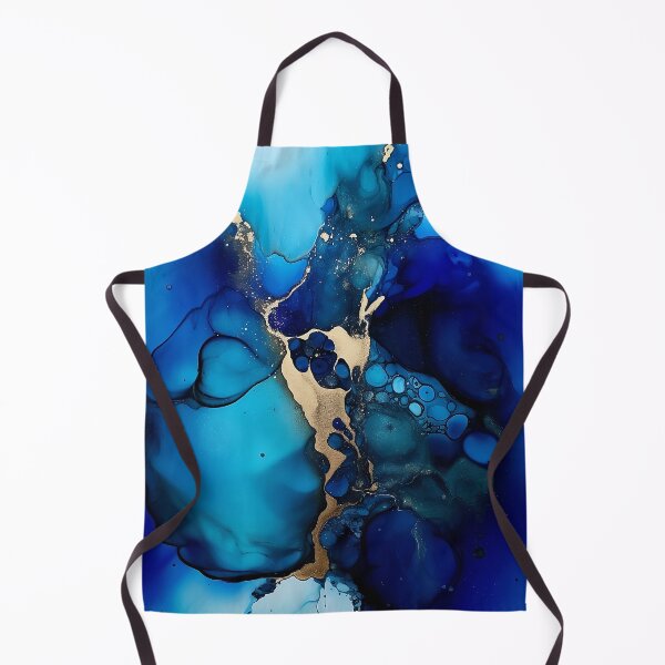 Item preview, Aqua Aurora - Abstract Alcohol Ink Art designed and sold by inkvestor.