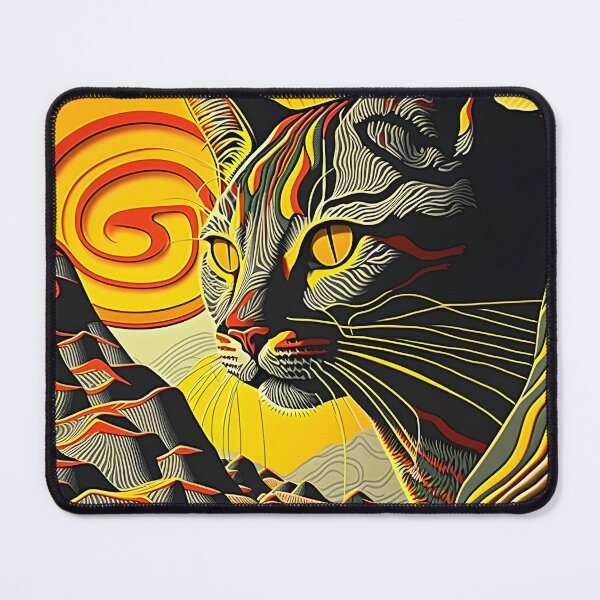 Item preview, Psychedelic Pop Cat designed and sold by alexoviedo999.