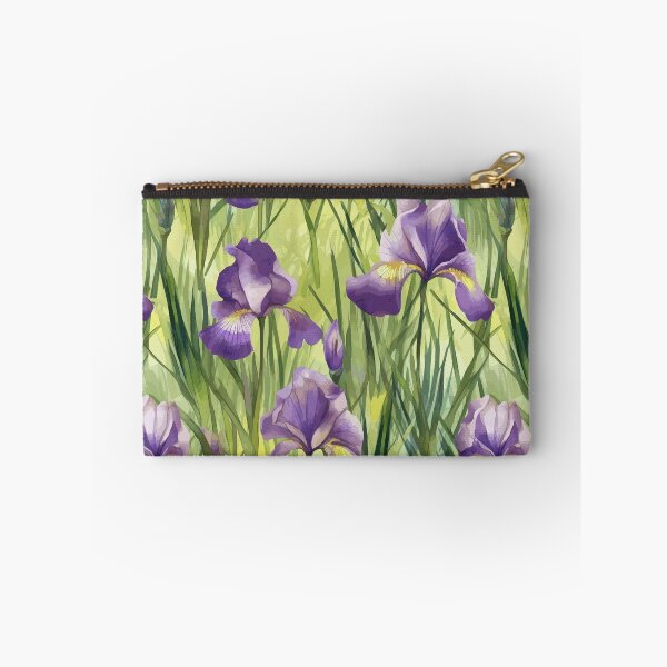 Item preview, Graceful Iris Flowers in Watercolor Wild designed and sold by TopArtsy.