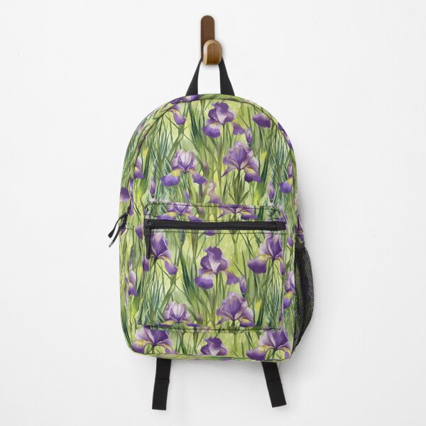 Item preview, Graceful Iris Flowers in Watercolor Wild designed and sold by TopArtsy.