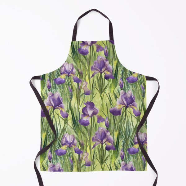 Item preview, Graceful Iris Flowers in Watercolor Wild designed and sold by TopArtsy.