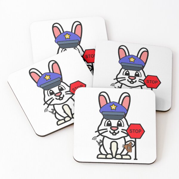 Item preview, Funny Bunny Police designed and sold by Pet Station.