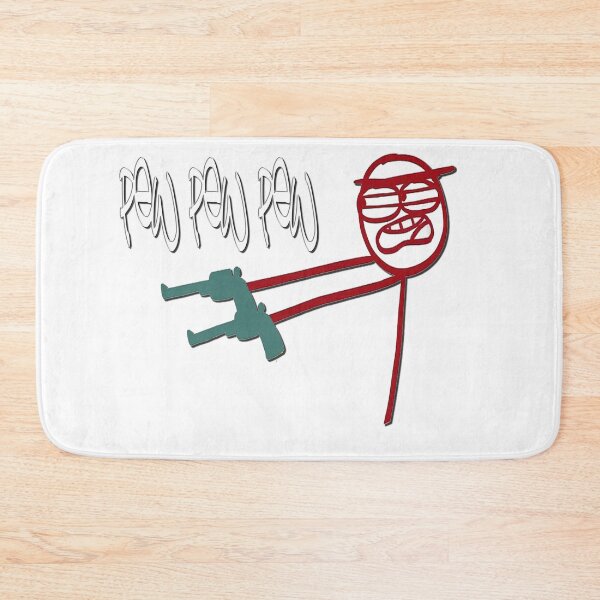 Item preview, Dick Figures Red - Pew Pew Pew - Funny Art designed and sold by LMAOdotcom.