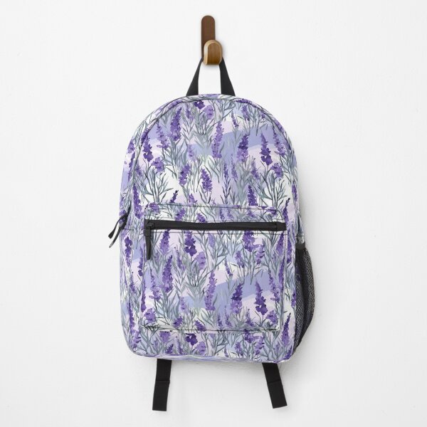 Item preview, Serene Watercolor Lavender Fields designed and sold by TopArtsy.