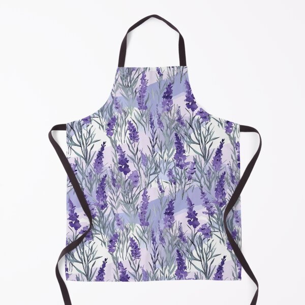 Item preview, Serene Watercolor Lavender Fields designed and sold by TopArtsy.