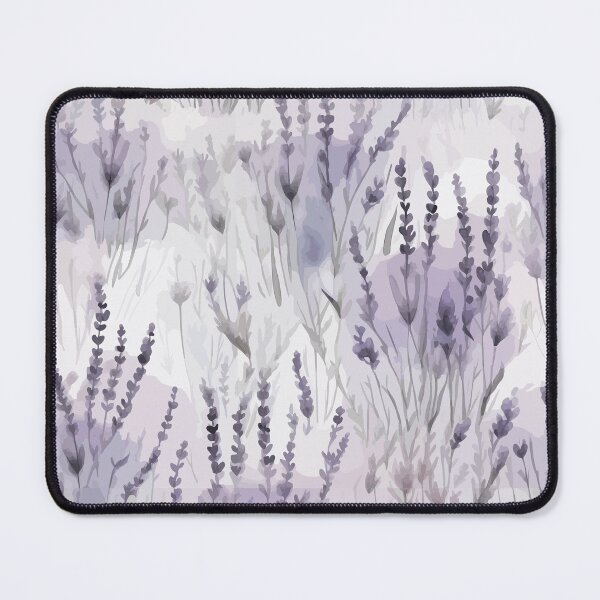 Item preview, Enchanting Lavender Fields in Watercolor designed and sold by TopArtsy.