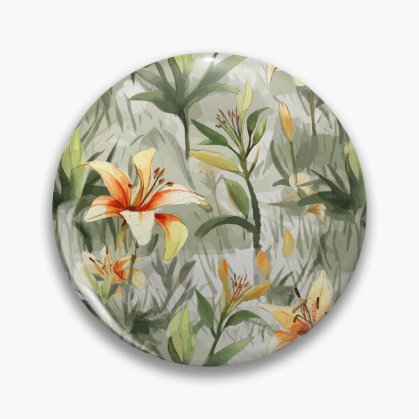 Item preview, Elegant Lilies in Watercolor Wonderland designed and sold by TopArtsy.