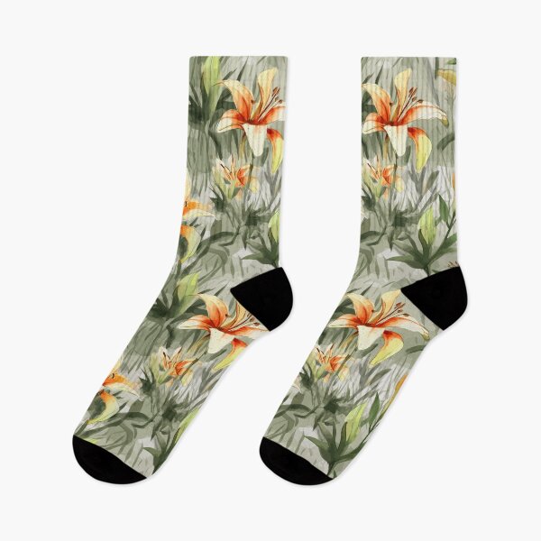Item preview, Elegant Lilies in Watercolor Wonderland designed and sold by TopArtsy.