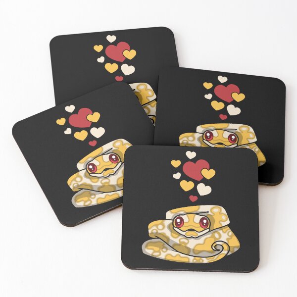 Item preview, Cute Albino Ball Python With Hearts designed and sold by eternallygifted.