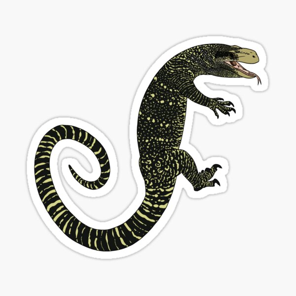 Artikel-Vorschau von Merauke Locality Crocodile Monitor, designt und verkauft von AZNaturalism.