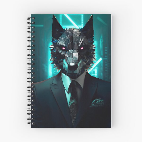 Item preview, Black Ice: The Ruthless Wolf in the Shadows of the Cyber City designed and sold by hana1004.