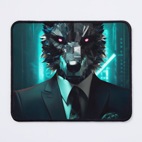 Item preview, Black Ice: The Ruthless Wolf in the Shadows of the Cyber City designed and sold by hana1004.
