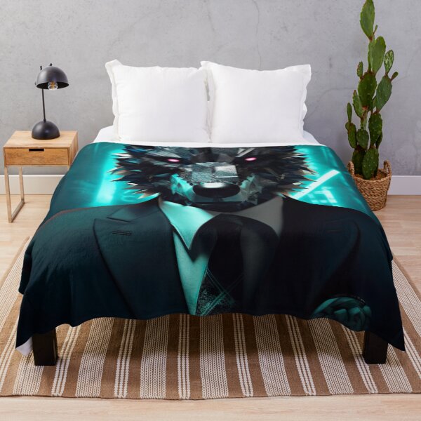Item preview, Black Ice: The Ruthless Wolf in the Shadows of the Cyber City designed and sold by hana1004.