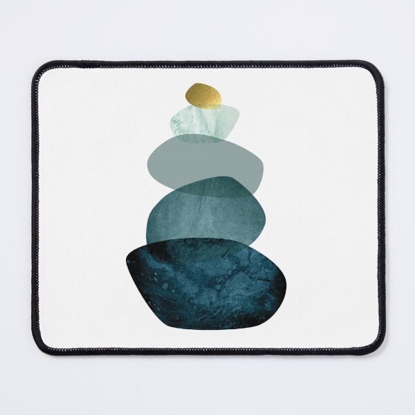 Item preview, Balancing Stones in Teal designed and sold by UrbanEpiphany.