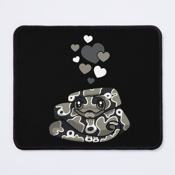 Item preview, Cute Axanthic Ball Python With Hearts designed and sold by eternallygifted.