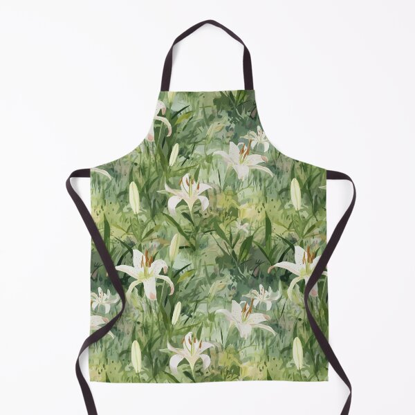 Item preview, Lush Lily Garden in Watercolor designed and sold by TopArtsy.