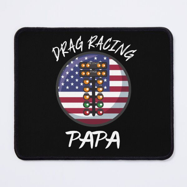 Item preview, Drag Racing Papa American Flag USA Grandpa Grandfather Racing Speed Fast Drag Racing Tree designed and sold by CarantinedChaos.