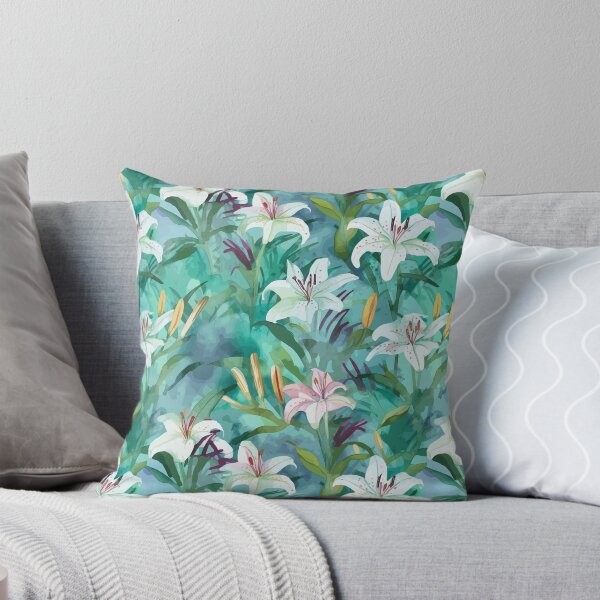 Item preview, Whimsical Watercolor Lilies in Nature designed and sold by TopArtsy.