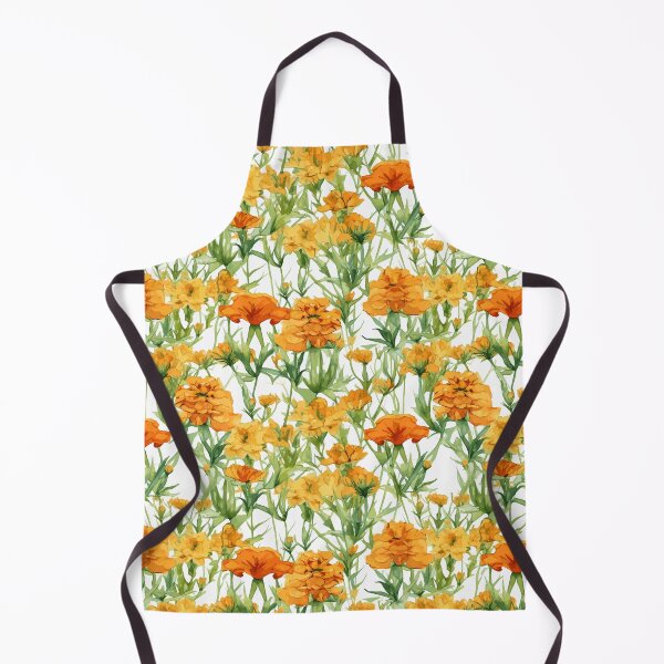 Item preview, Watercolor Marigolds Dancing in the Wild designed and sold by TopArtsy.
