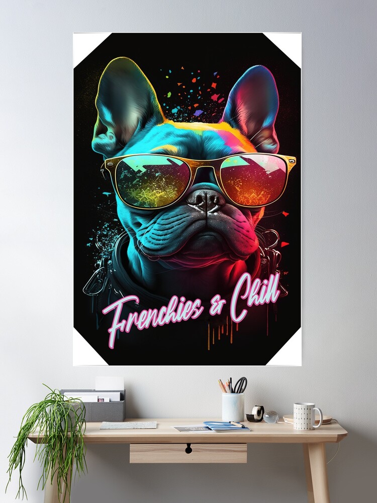 Shops french bulldog with sunglasses