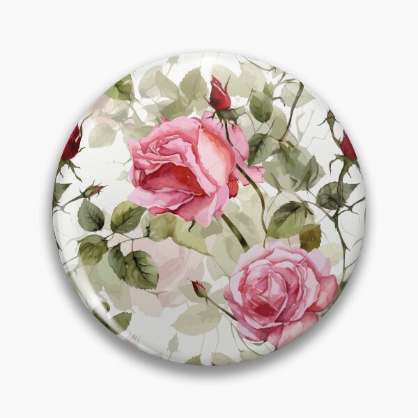 Item preview, Watercolor Roses in Wild Abundance designed and sold by TopArtsy.