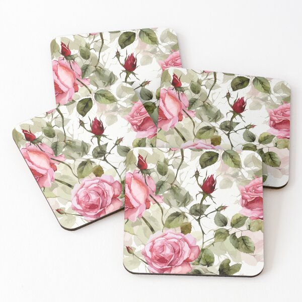 Item preview, Watercolor Roses in Wild Abundance designed and sold by TopArtsy.