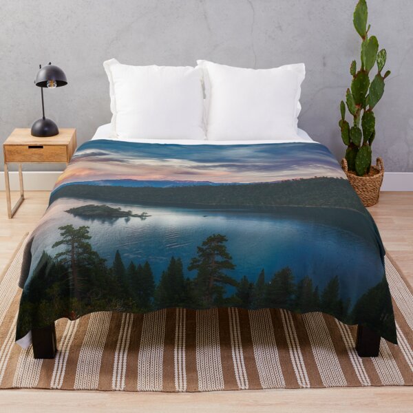 Item preview, Sunset Panorama of Emerald Bay, Lake Tahoe designed and sold by Cryogenics.