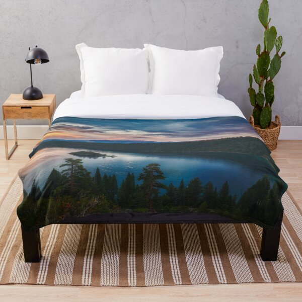 Item preview, Sunset Panorama of Emerald Bay, Lake Tahoe designed and sold by Cryogenics.