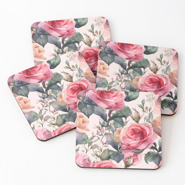 Item preview, Blooming Roses in Watercolor Haven designed and sold by TopArtsy.
