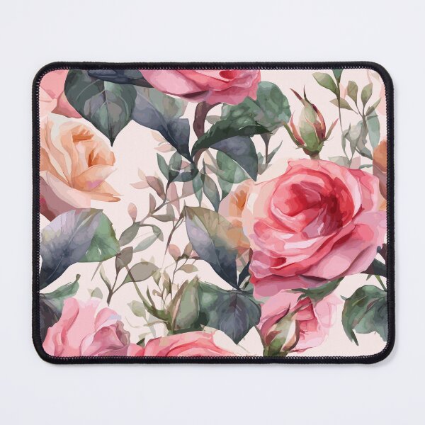 Item preview, Blooming Roses in Watercolor Haven designed and sold by TopArtsy.