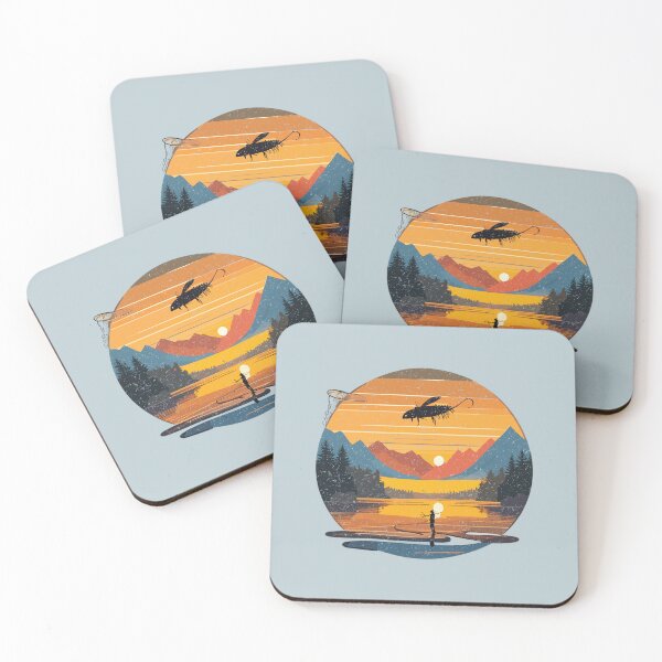 Item preview, Sunset Fly Fishing designed and sold by FiaFiaPress.