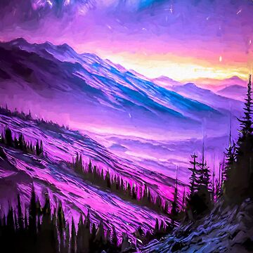 Artwork thumbnail, Mountain scene 1 by Brian Vegas