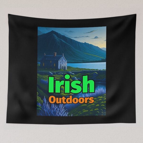 Item preview, Irish Outdoors Pastel Painting House Mountains designed and sold by IrishPOD.