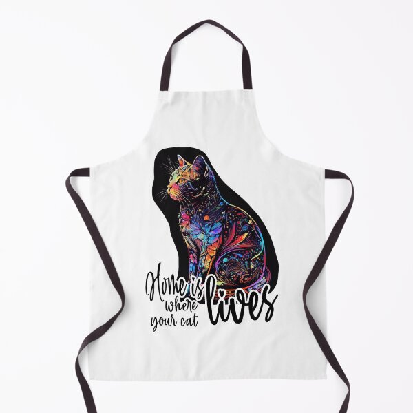 Item preview, Home is, where your cat lives designed and sold by knuppify.