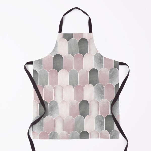 Item preview, Mid Century Arches in blush pink and grey designed and sold by UrbanEpiphany.