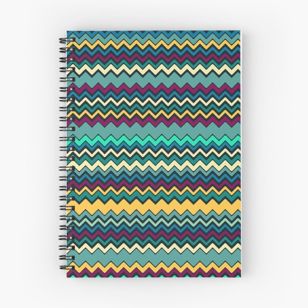 Item preview, Eclectic Multicoloured Boho Zigzag designed and sold by LaBellCreative.