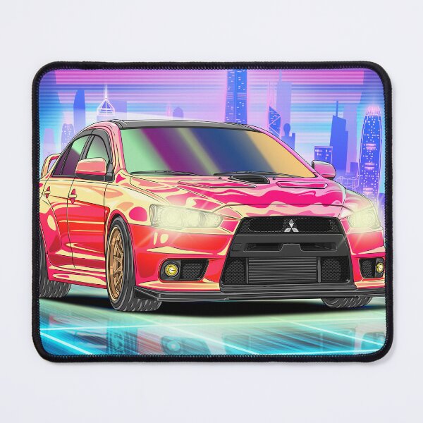 Item preview, Outrun Red Mitsubishi Lancer Evolution 10 designed and sold by JDM Guyvit.
