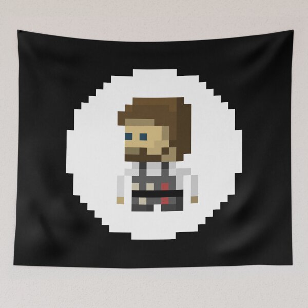 Item preview, Pixel Art Barber | 8-Bit Design designed and sold by anycolorart.